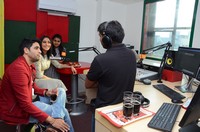 Evaru Movie Team at Vizag Radio Mirchi